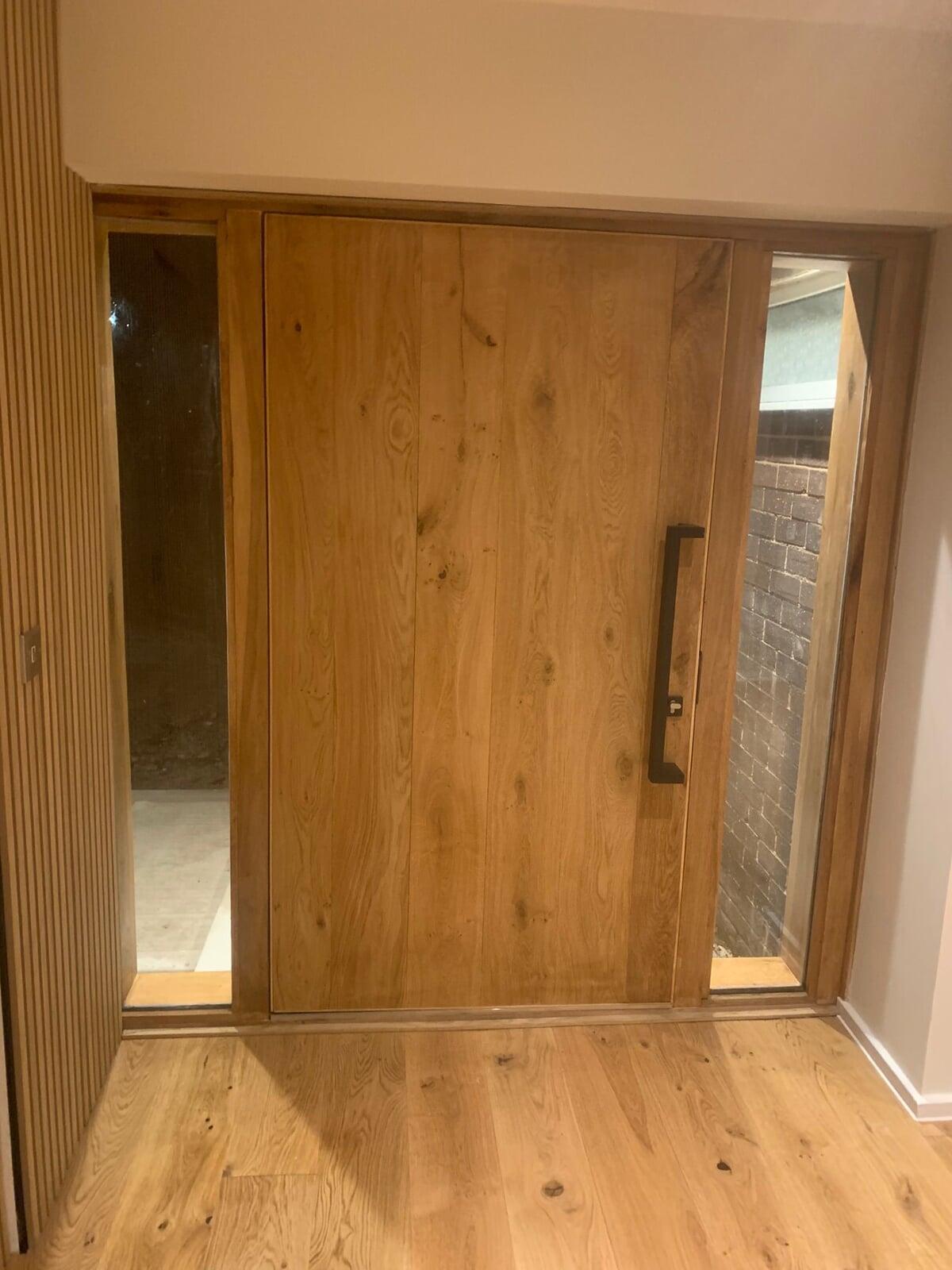 Bespoke Oak Front Door