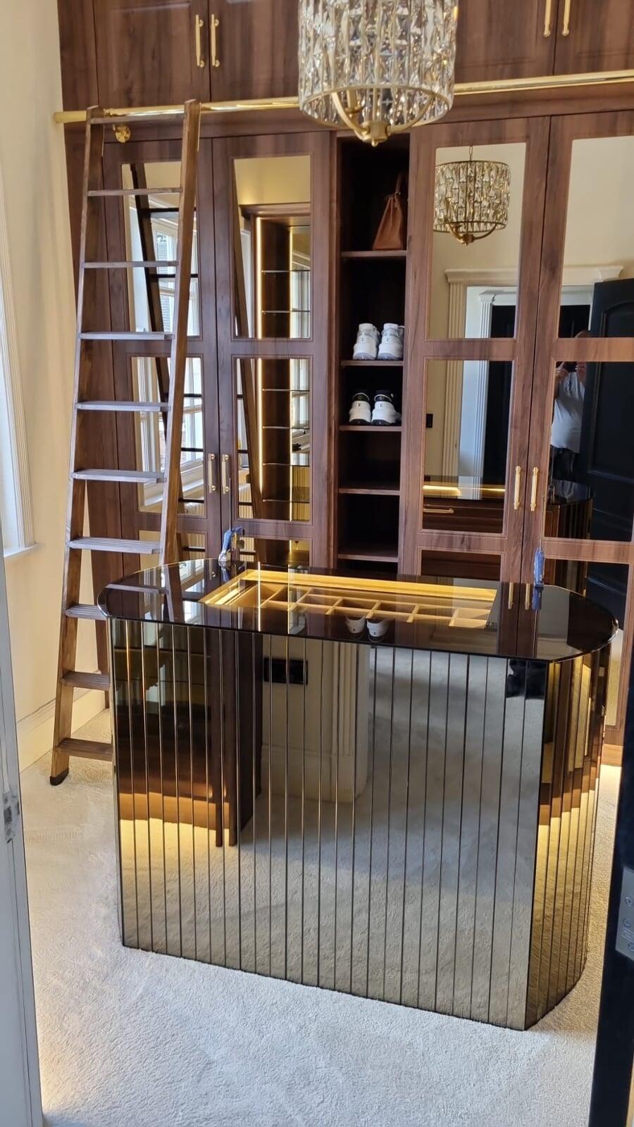 Fitted Wardrobes with Dressing Room Island